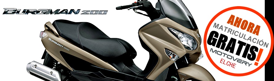 SUZUKI BURGMAN 200 PREMIUM MOBILITY AHORA CON MATRICULACIÓN DE REGALO