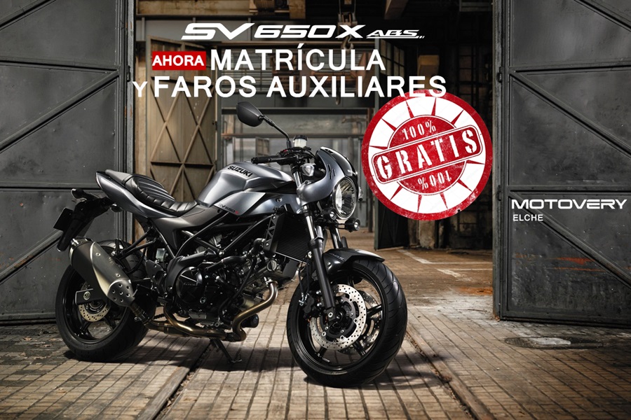 PROMOCION SUZUKI SV650X 2018, INSUPERABLE!!